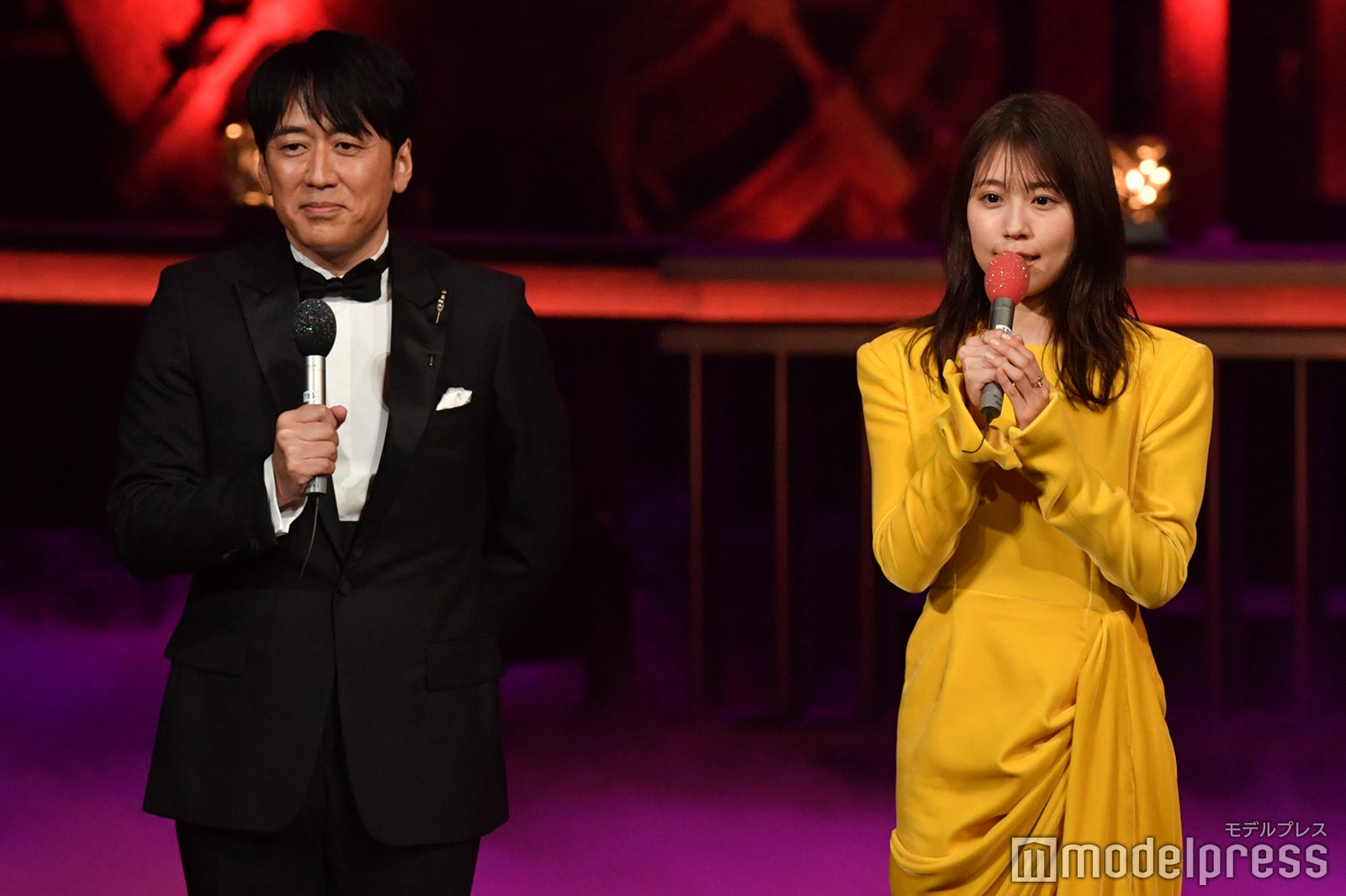 安住紳一郎アナ、有村架純（C）モデルプレス