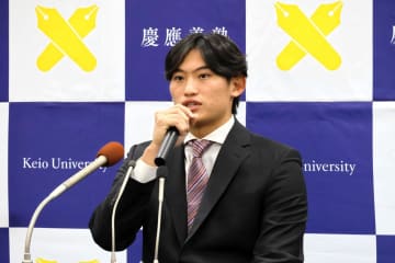 慶大・常松 カブスとマイナー契約を父に連絡も「まじか」 海外挑戦理由も明かす「施設を見て、ワクワク」