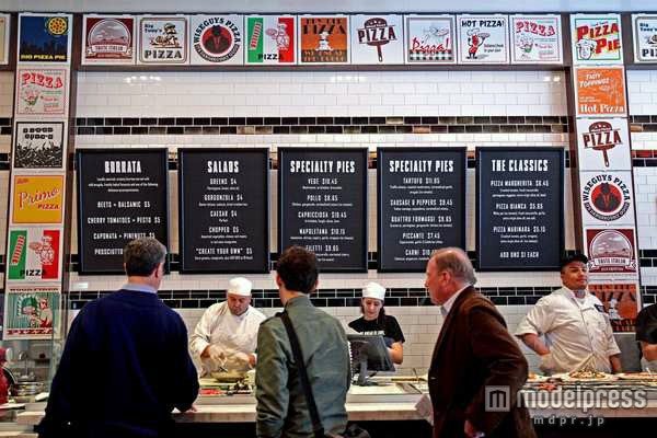 本国の「800 Degrees Neapolitan Pizzeria」店内風景