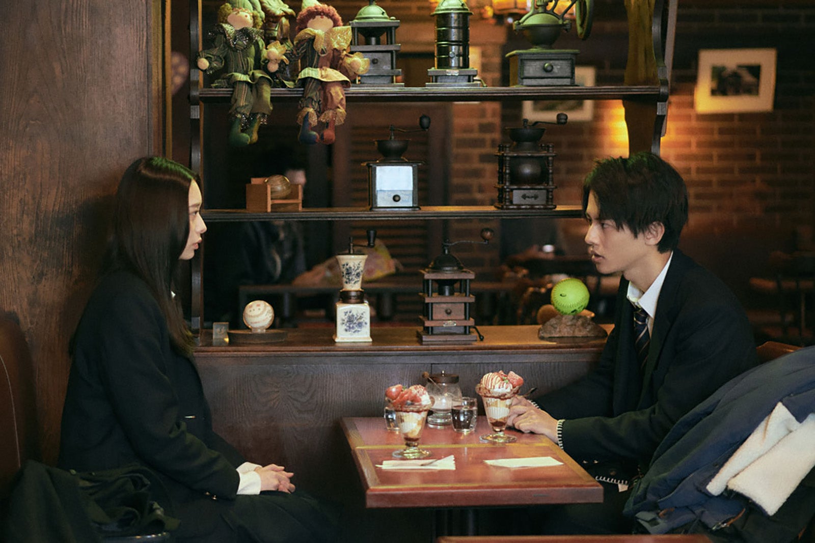 田鍋梨々花、矢花黎「マイストロベリーフィルム」第6話より（C）「マイストロベリーフィルム」製作委員会・MBS