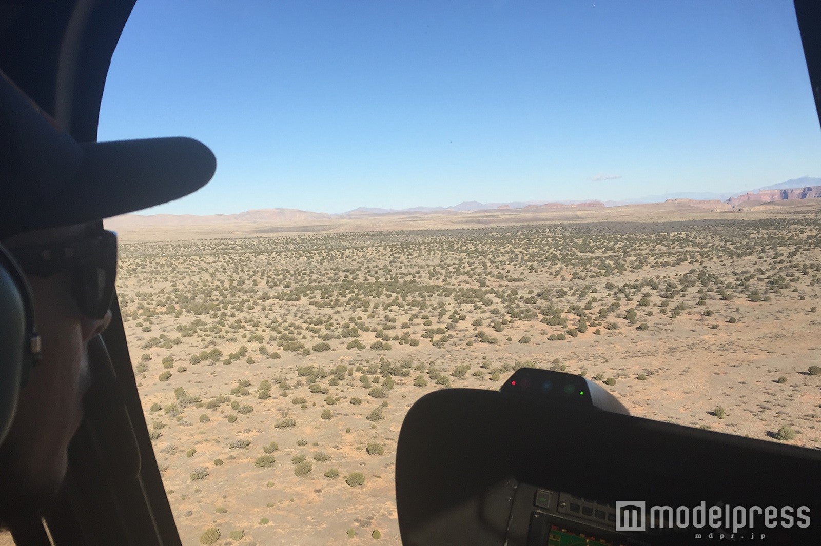 ヘリコプターからの眺め