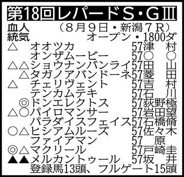 【レパードS展望】青竜Sを制したドンエレクトスが重賞Vに挑む