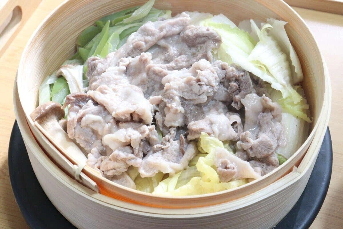 ダイソーの蒸し器・せいろ用シリコーンシートの使用例