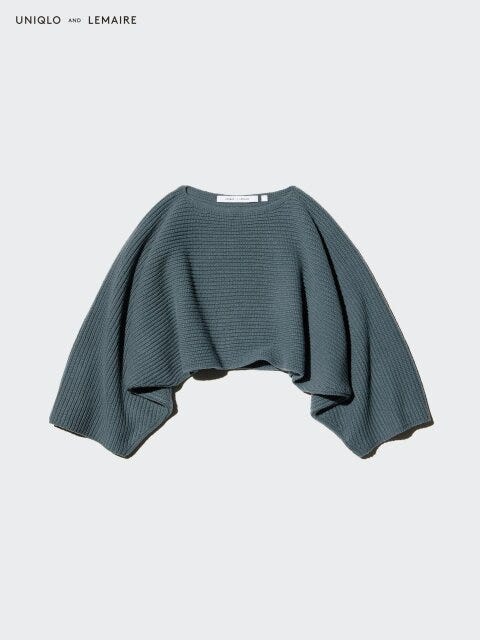 ユニクロ ラムクロップドセーター ユニクロのラムクロップドセーター