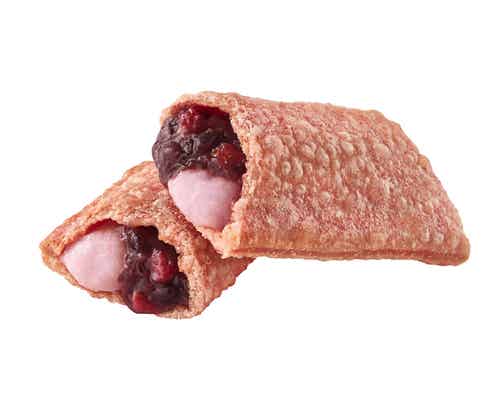 マクドナルド新作「いちご大福パイ」いちご粒あん&もちをサクサクパイでサンド