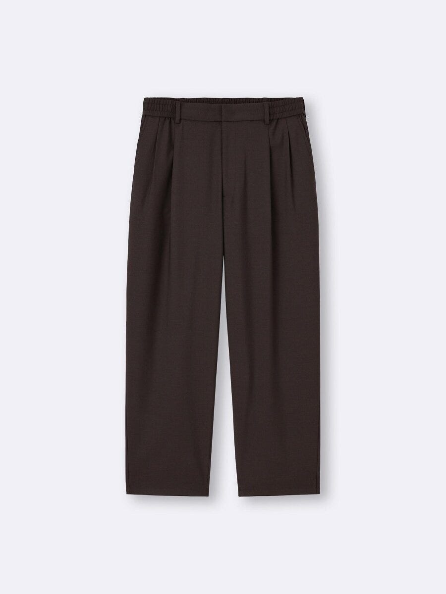 2026gu春大人女性おすすめキャロットスラックス