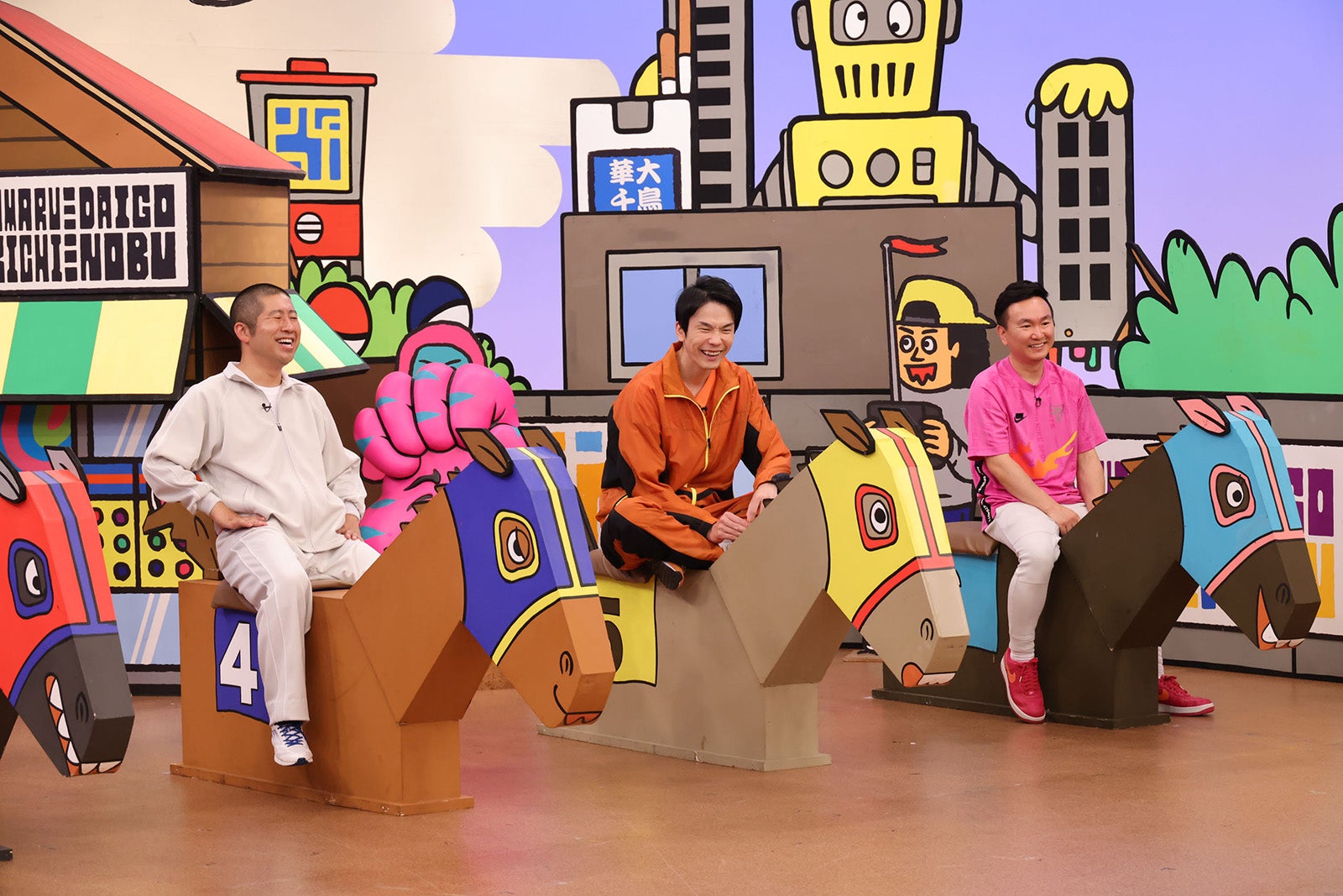 澤部佑、濱家隆一、山内健司（C）カンテレ