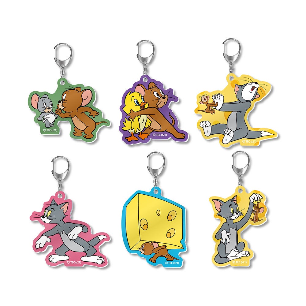 アクリルチャーム （ランダム6種）715円（税込）／TOM AND JERRY and all related characters and elements （C）＆TM Turner Entertainment Co．（s21）