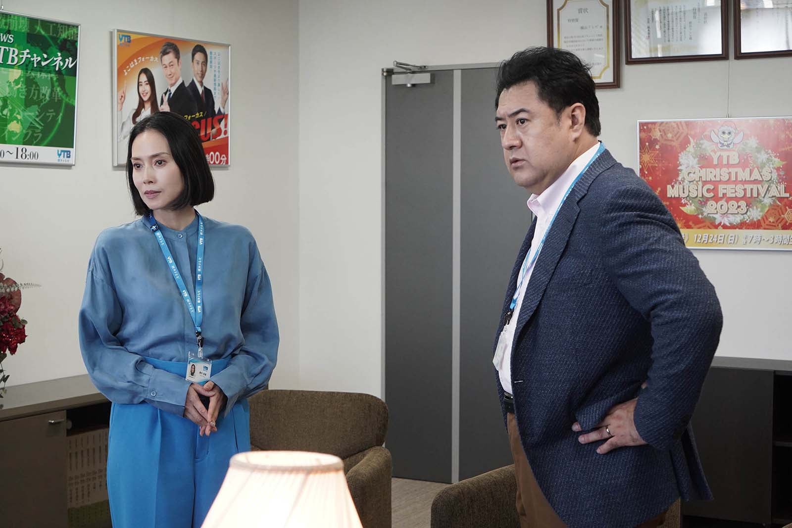 中谷美紀、小手伸也「ONE DAY～聖夜のから騒ぎ～」第2話より（C）フジテレビ