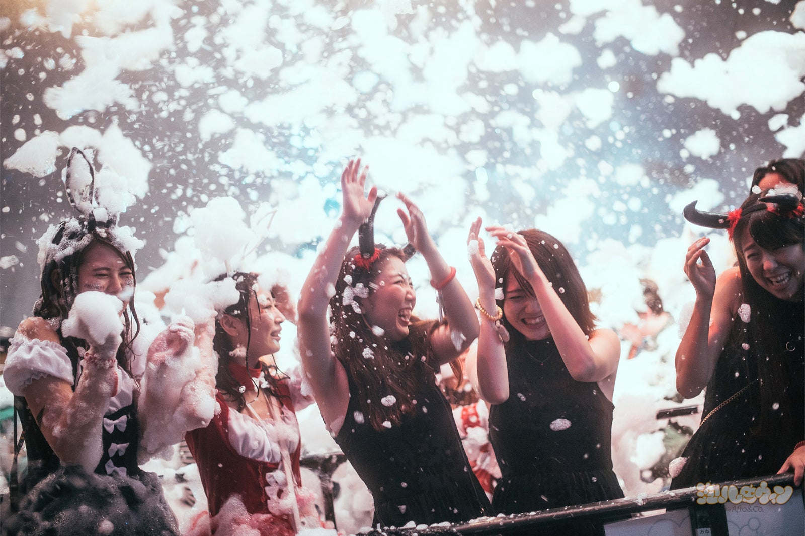 過去の泡ハロウィン／画像提供：アフロ＆コー