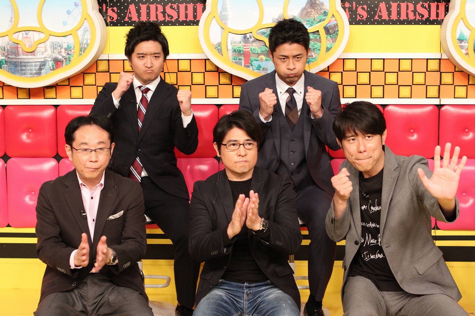 男子アナウンサーチーム （C）フジテレビ