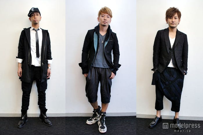 THE 野党/左からサウンドクリエーターの篤志、SHOCK EYE(湘南乃風)、新藤晴一(ポルノグラフィティ)