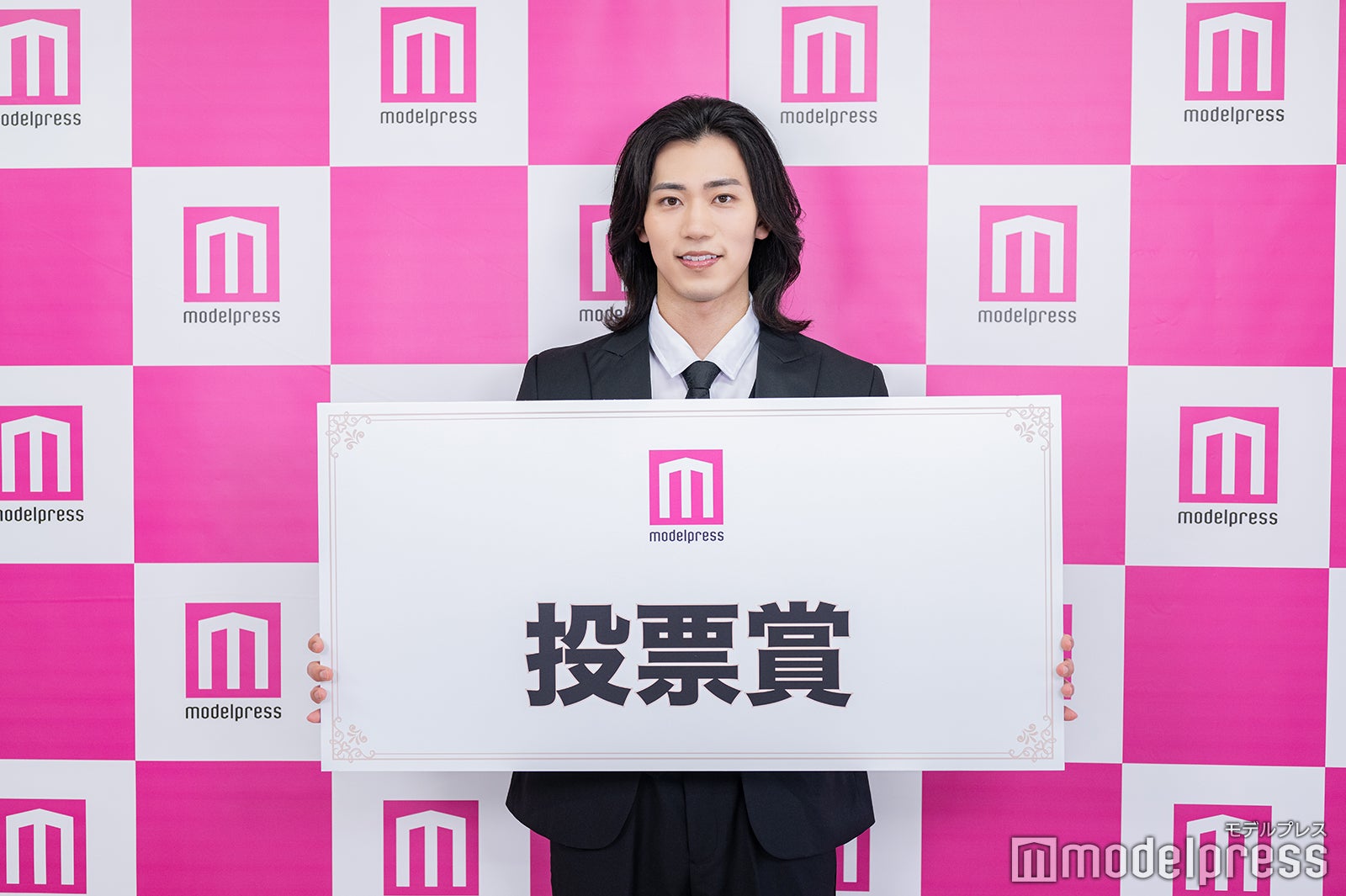 「ミスターモデルプレス グランプリFINAL SHEINモデルオーディション」投票賞・因京将さん（C）モデルプレス