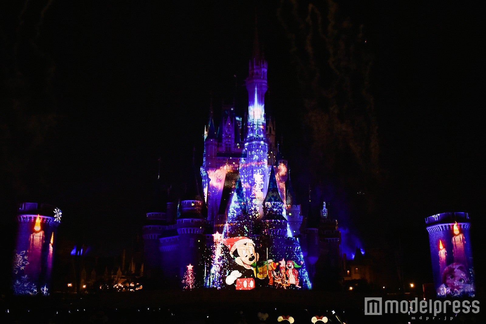 新キャッスルプロジェクション「ディズニー・ギフト・オブ・クリスマス」（C）モデルプレス（C）Disney