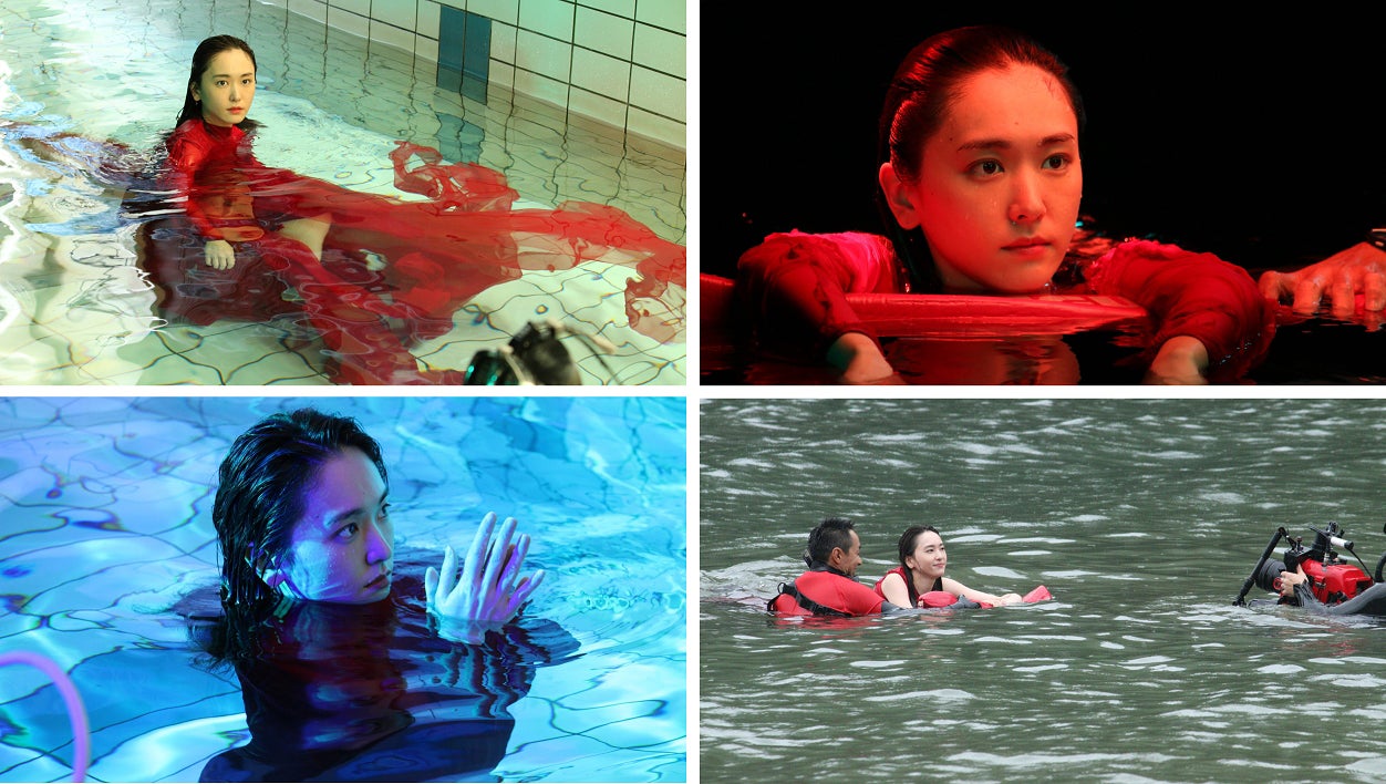 新垣結衣、凛とした表情で魅せる　初の水中撮影