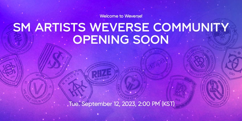 NCT・aespa・RIIZEらSMアーティスト13組、Weverse参加決定