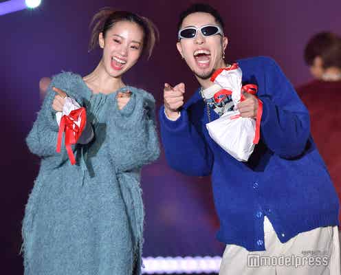 中町兄妹、“お決まりの挨拶”で会場沸かす 仲睦まじくランウェイ<TGC 北九州 2023>