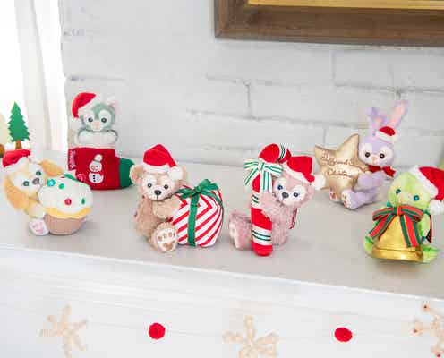 ダッフィー&フレンズ、クリスマス仕様の新グッズ登場 TDS20周年記念のぬいぐるみも