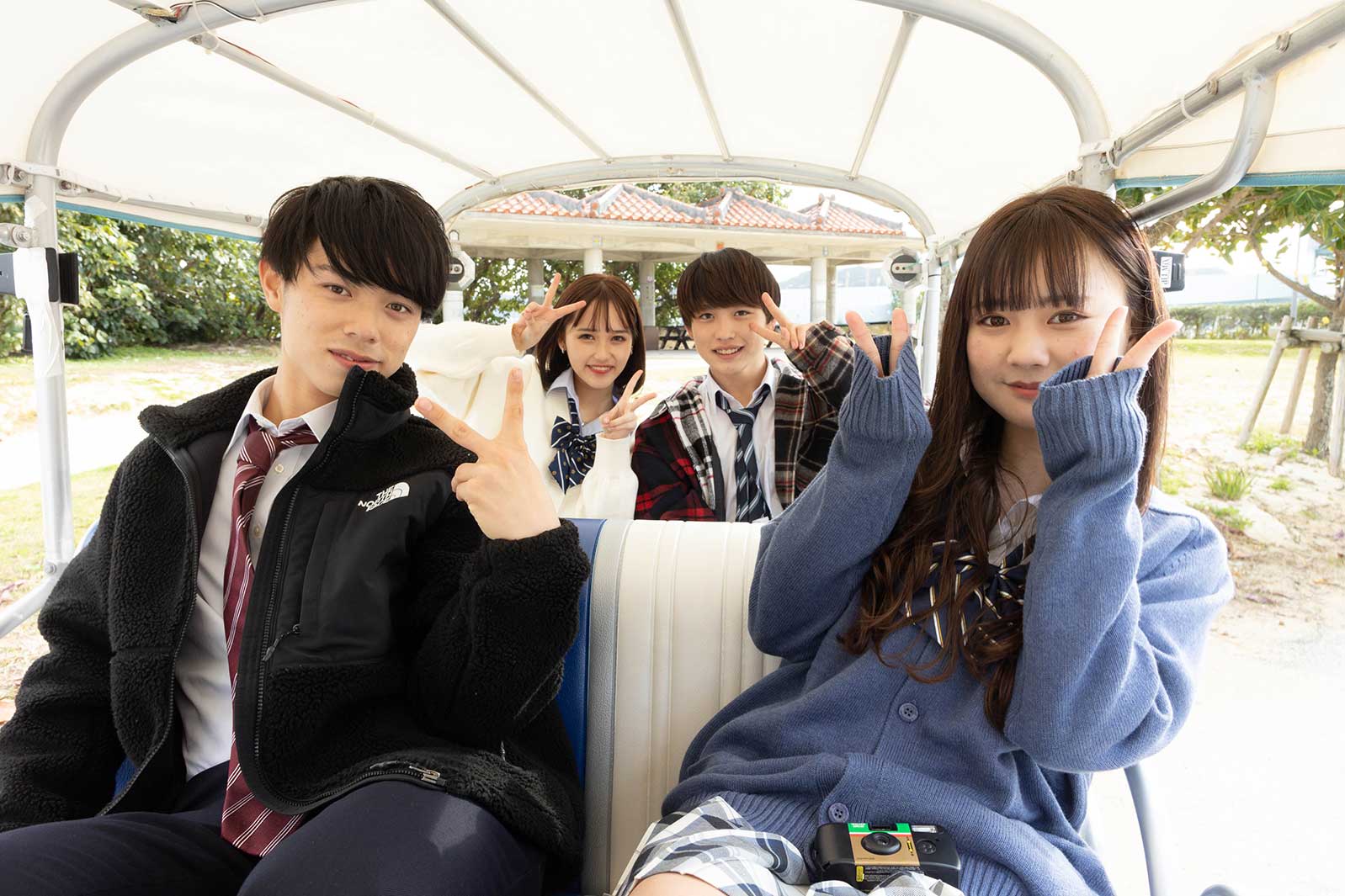 りょうた、あやの、あきら、かのん「今日、好きになりました。-卒業編2021-」第1話より（C）AbemaTV, Inc.