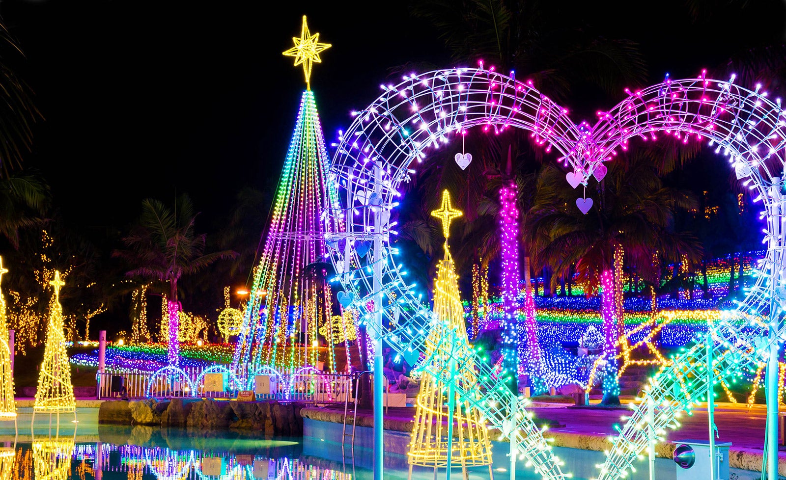 沖縄最大級の冬イルミ「スターダストファンタジア」100万の星たちが彩る光の世界