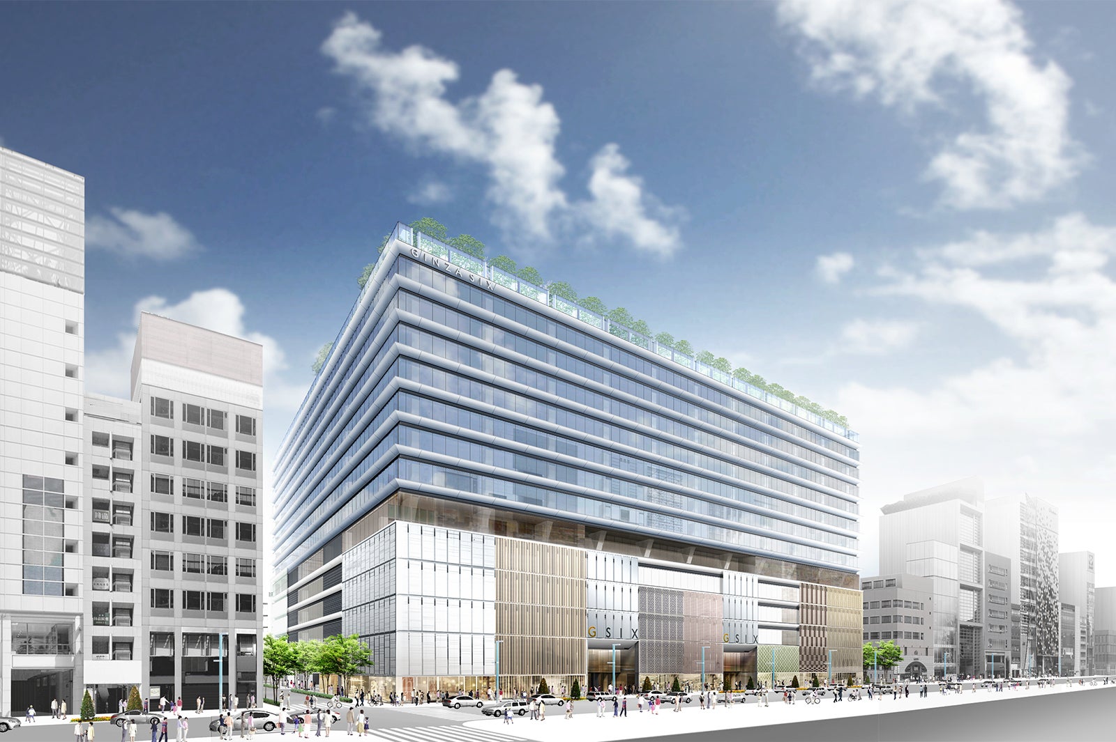 銀座エリア最大の商業施設「ギンザシックス」2017年春に開業 スタバや蔦屋書店も出店