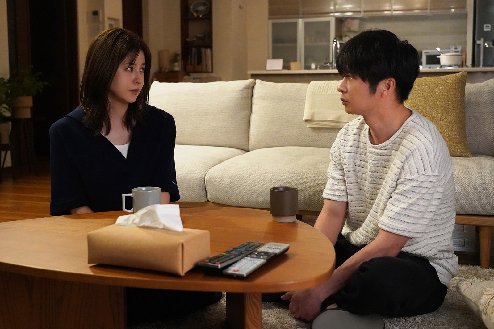 松本若菜、田中圭「わたしの宝物」第4話（C）フジテレビ