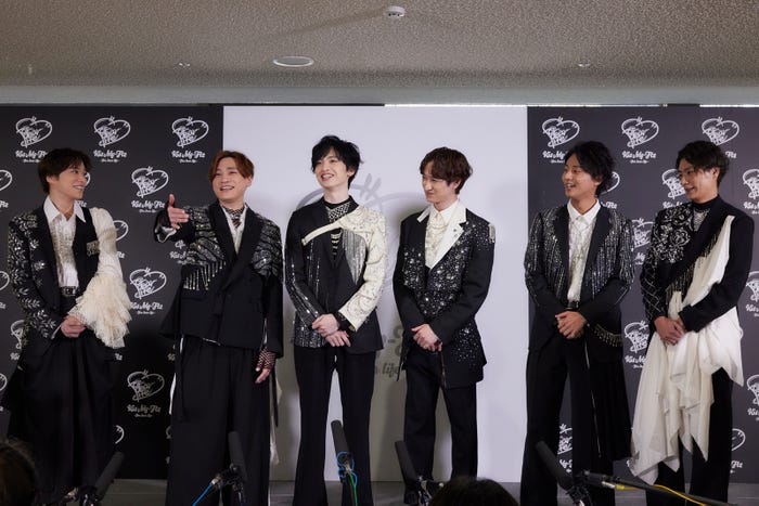 Kis-My-Ft2(左から)千賀健永、二階堂高嗣、玉森裕太、宮田俊哉、藤ヶ谷太輔、横尾渉(提供写真)