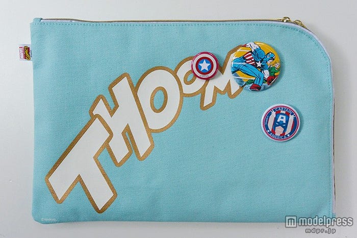 マーベル・キャプテンアメリカ/クラッチバッグL(税抜き¥3500)(C)Marvel2015