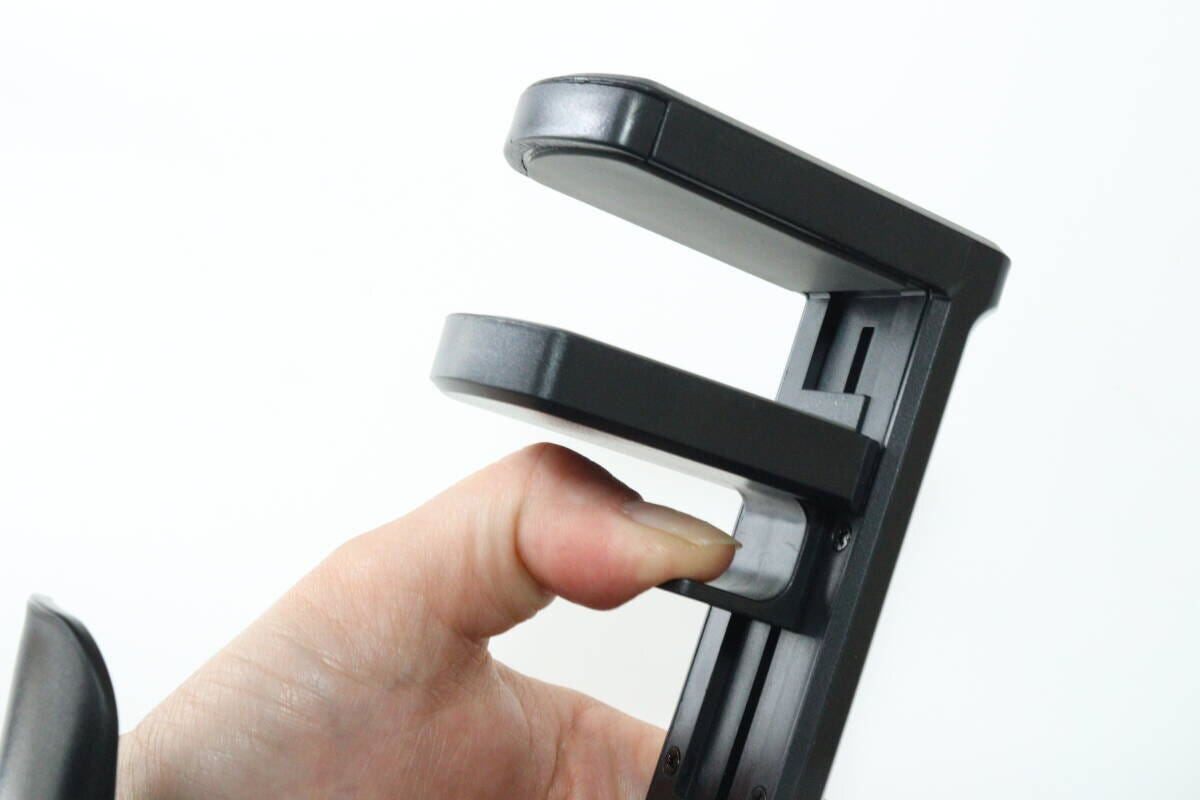 机下収納ヘッドホンホルダーブラック　構造