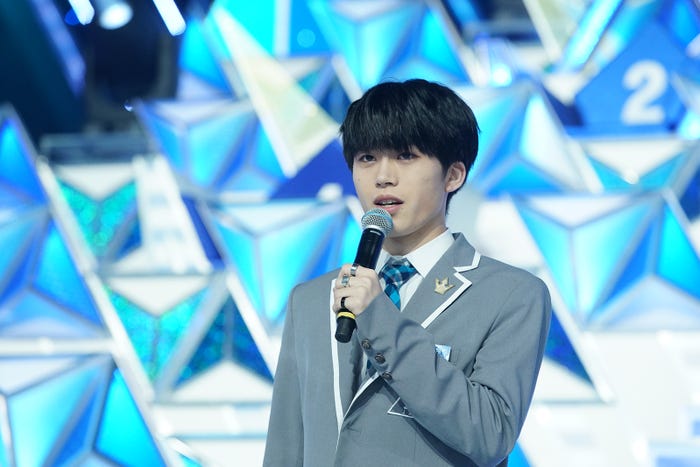 木全翔也「PRODUCE 101 JAPAN」最終回(C)LAPONE ENTERTAINMENT