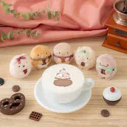 ほっとカフェラテorほっとココア 税込990円(C)2025 San-X Co.,Ltd.All Rights Reserved.