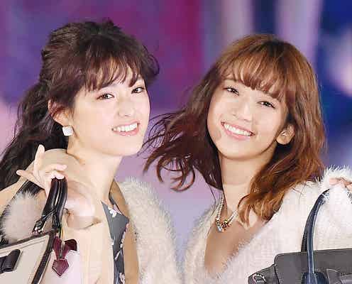 乃木坂46橋本奈々未&松村沙友理、美肌あらわな大人コーデに視線集中<GirlsAward 2016 A/W>