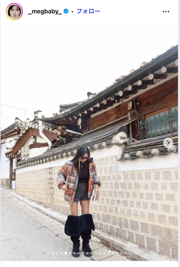MEGBABY Instagramより