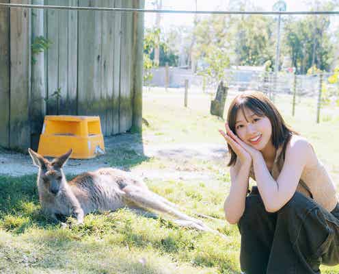 日向坂46富田鈴花、東名阪7会場で1st写真集パネル展決定 “オーストラリアといえば”の新規カットも解禁【鈴花サーキット】