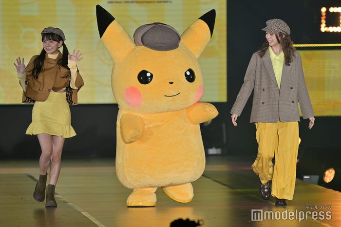 河村ここあ、ピカチュウ、田鍋梨々花(C)モデルプレス