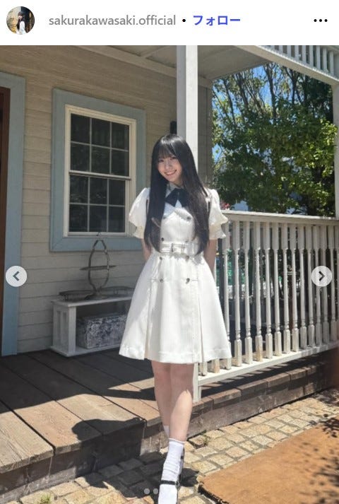 川崎桜Instagramより