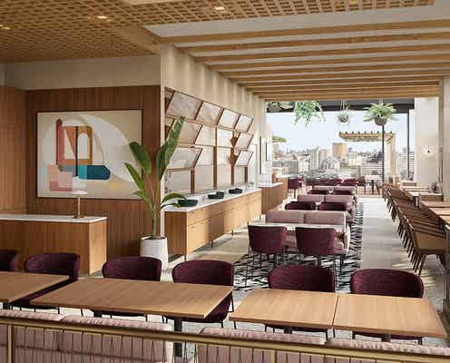 丸の内テラス最上階レストラン「THE UPPER(アッパー)」開放的なルーフトップエリアを完備