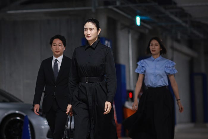小雪、前原滉、松下奈緒「スカイキャッスル」第2話より(C)テレビ朝日