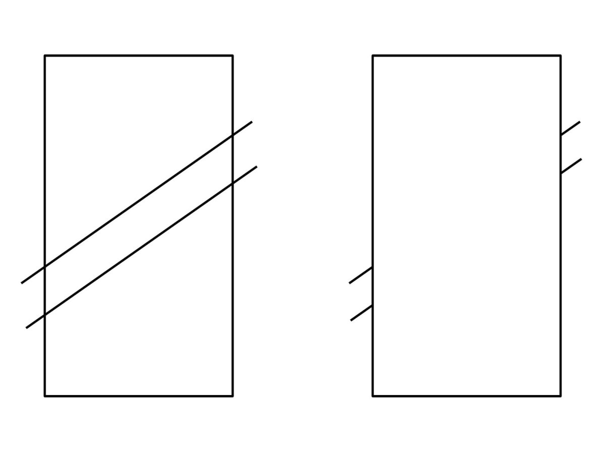 ポッゲンドルフ錯視