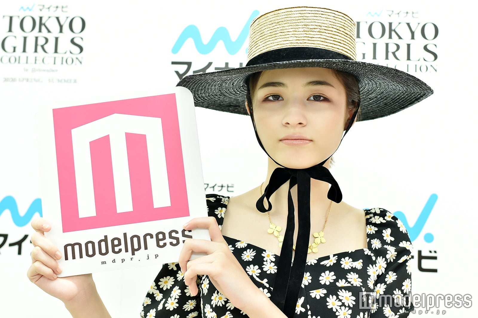 アリアナさくら modelpress 直筆サイン入りチェキ-