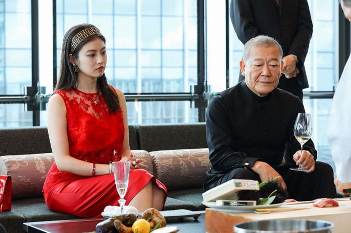 今田美桜、國村隼「トリリオンゲーム」第7話より(C)TBS/撮影:高橋裕子