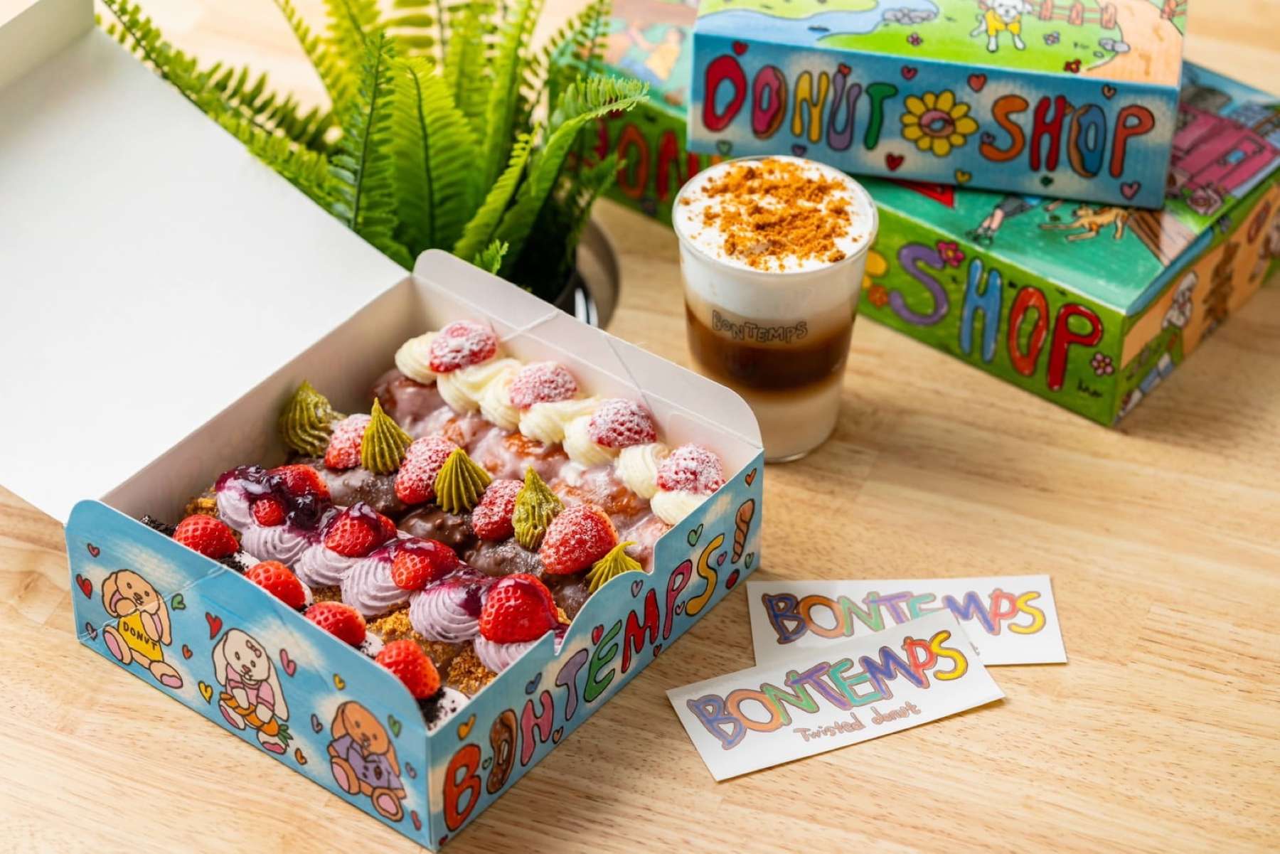 【滋賀】韓国の人気カフェ「BONTEMPS」がアル・プラザ八日市に登場！ 伝統菓子をアレンジしたドーナツがかわいすぎる♡