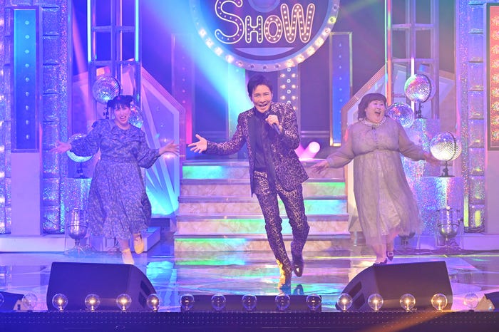 ゆめっち、郷ひろみ、かなで(C)テレビ朝日