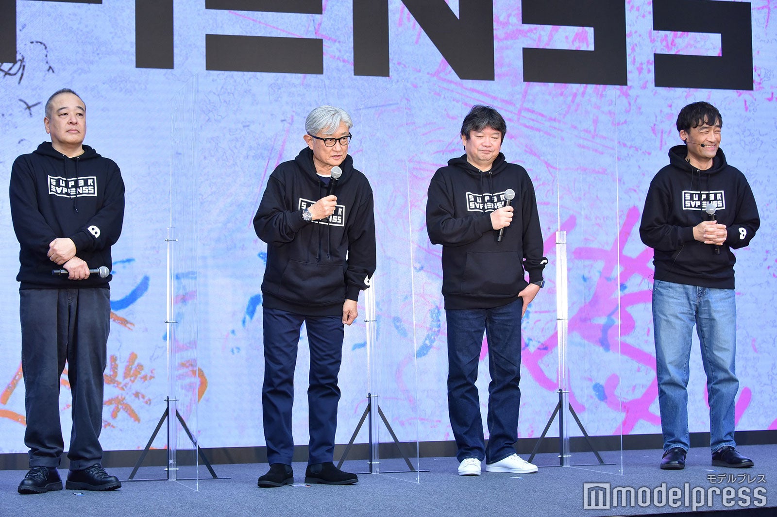 （左から）國光宏尚監督、佐藤祐市監督、堤幸彦監督、みちょぱ、本広克行監督、森谷雄監督 （C）モデルプレス