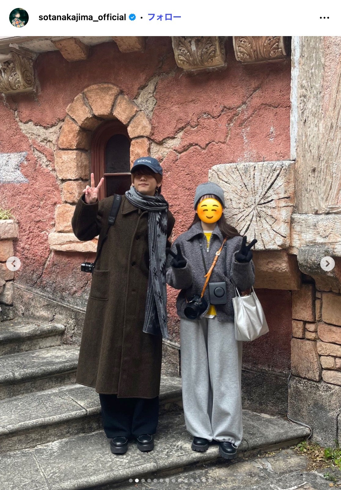 中島颯太Instagramより