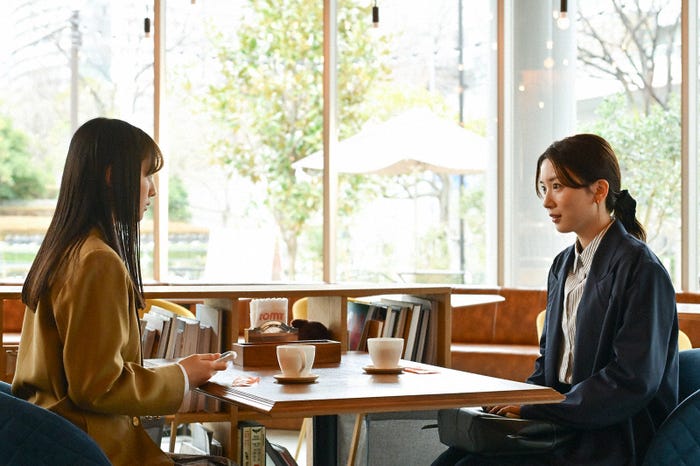 竹下優名、永野芽郁「キャスター」第4話(C)TBS