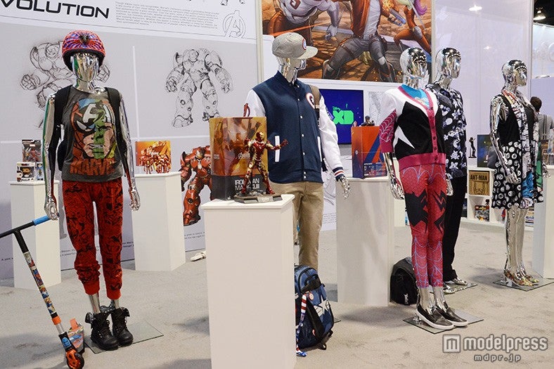 マーベル作品のコーナー