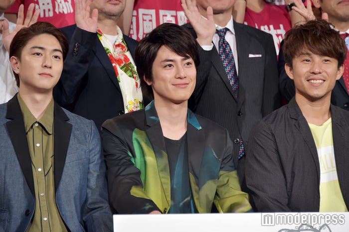 (左から)稲葉友、間宮祥太朗、中尾明慶(C)モデルプレス