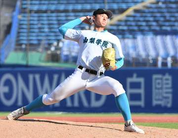 山梨学院の二刀流・菰田陽生投手がプロ志望届提出