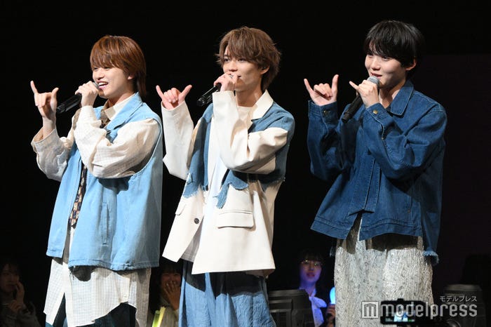 大倉空人、杢代和人、小泉光咲(C)モデルプレス